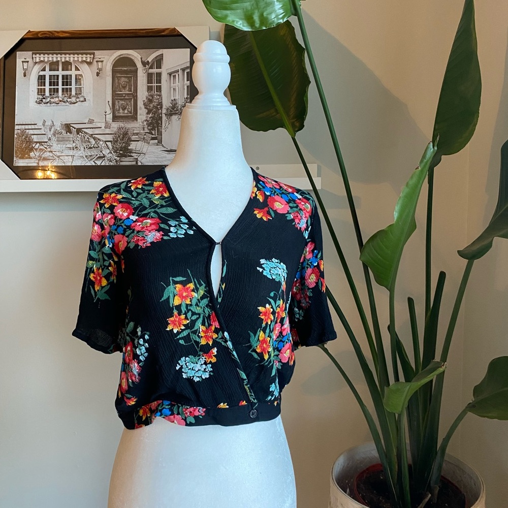 Floral Crop Top
